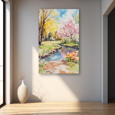 Spring Watercolor Painting